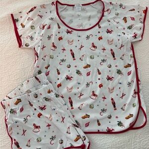 LAKE Pima pajamas - limited Christmas print worn twice